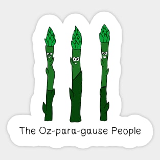 The ozparagause people Sticker